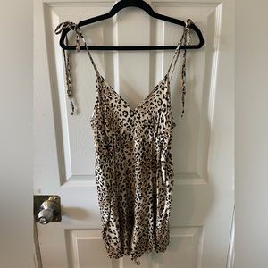 NEW ASOS Design Leopard Print Romper